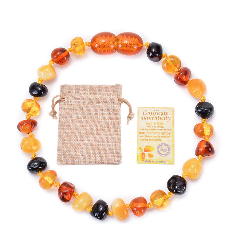 Baltic Amber Bracelet-Multicolor