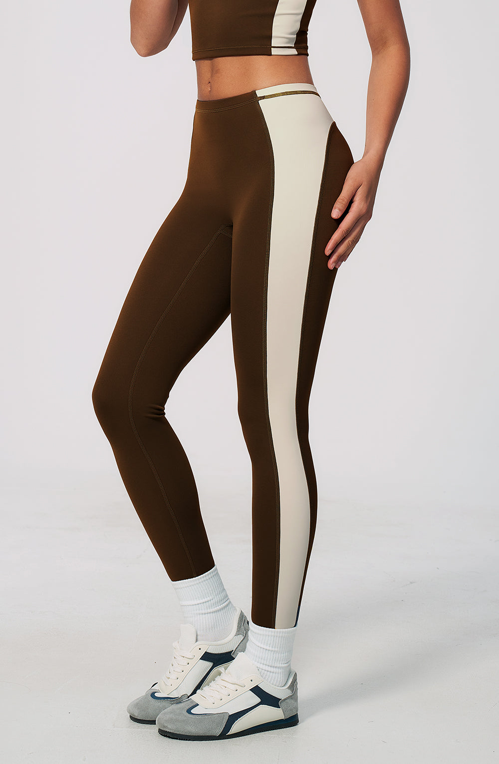 Contrast Block Leggings