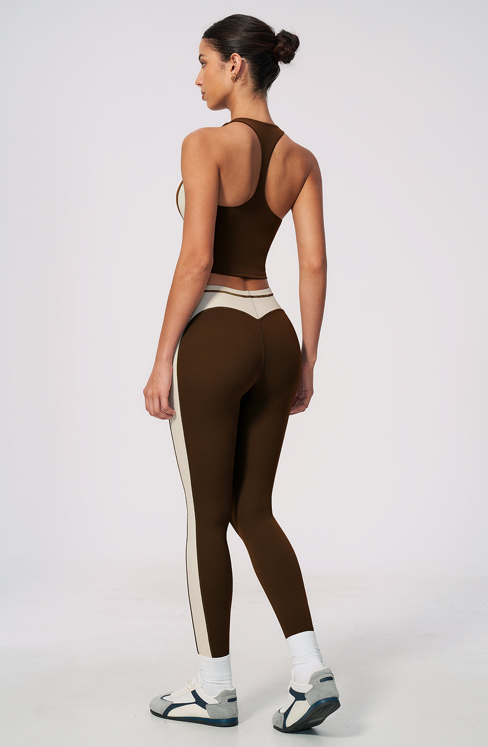 Contrast Block Leggings
