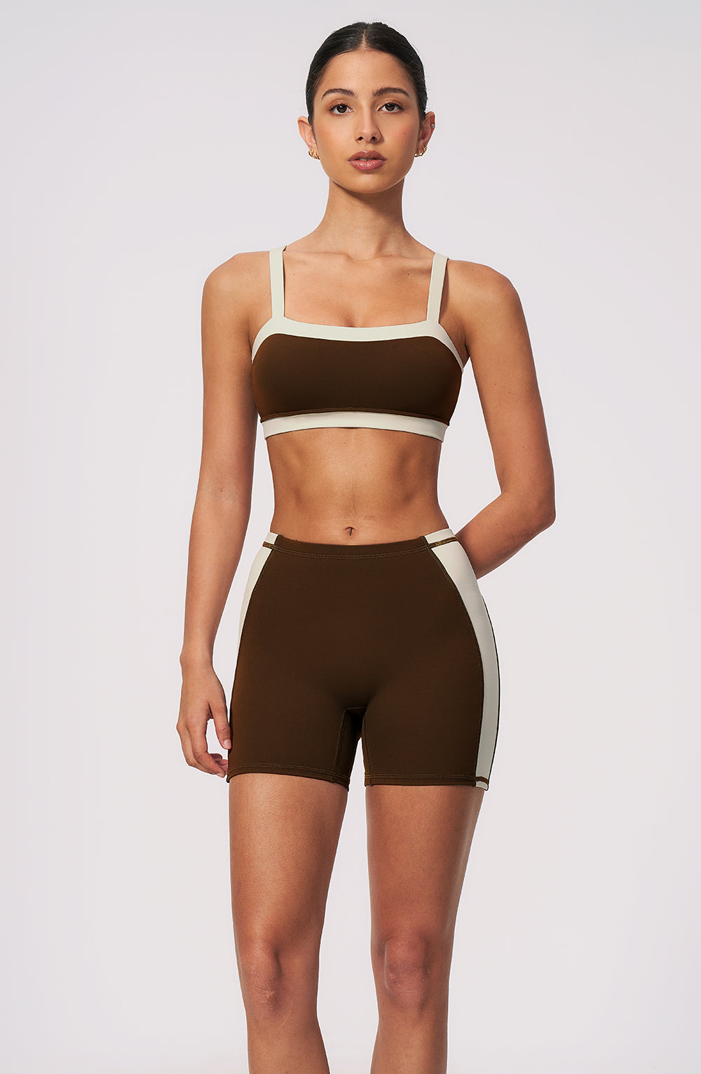 Contrast Block Shorts