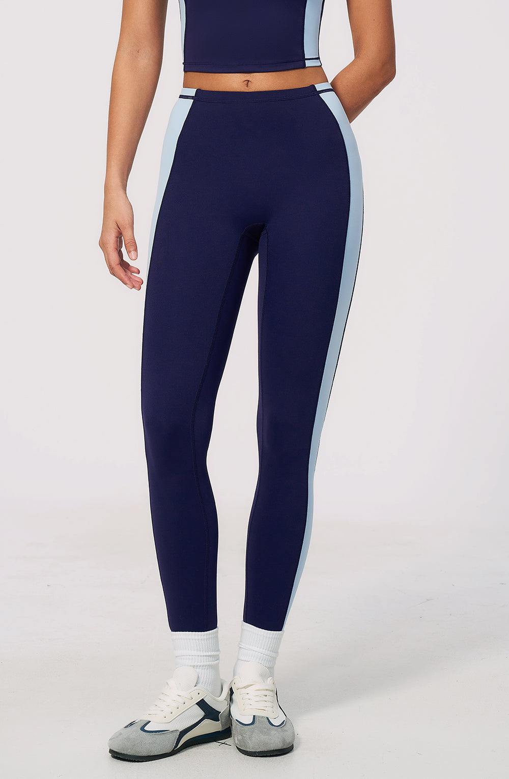 Contrast Block Leggings