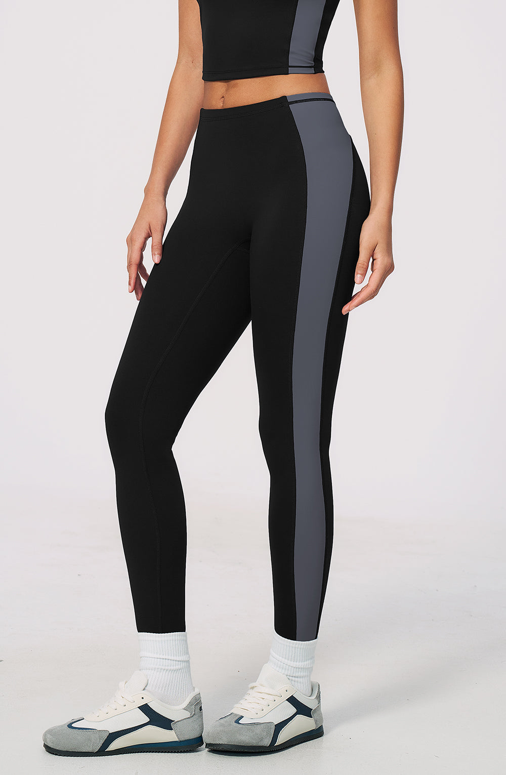 Contrast Block Leggings