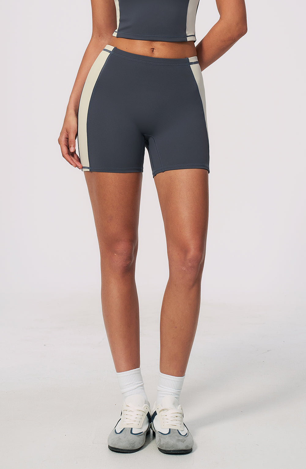 Contrast Block Shorts
