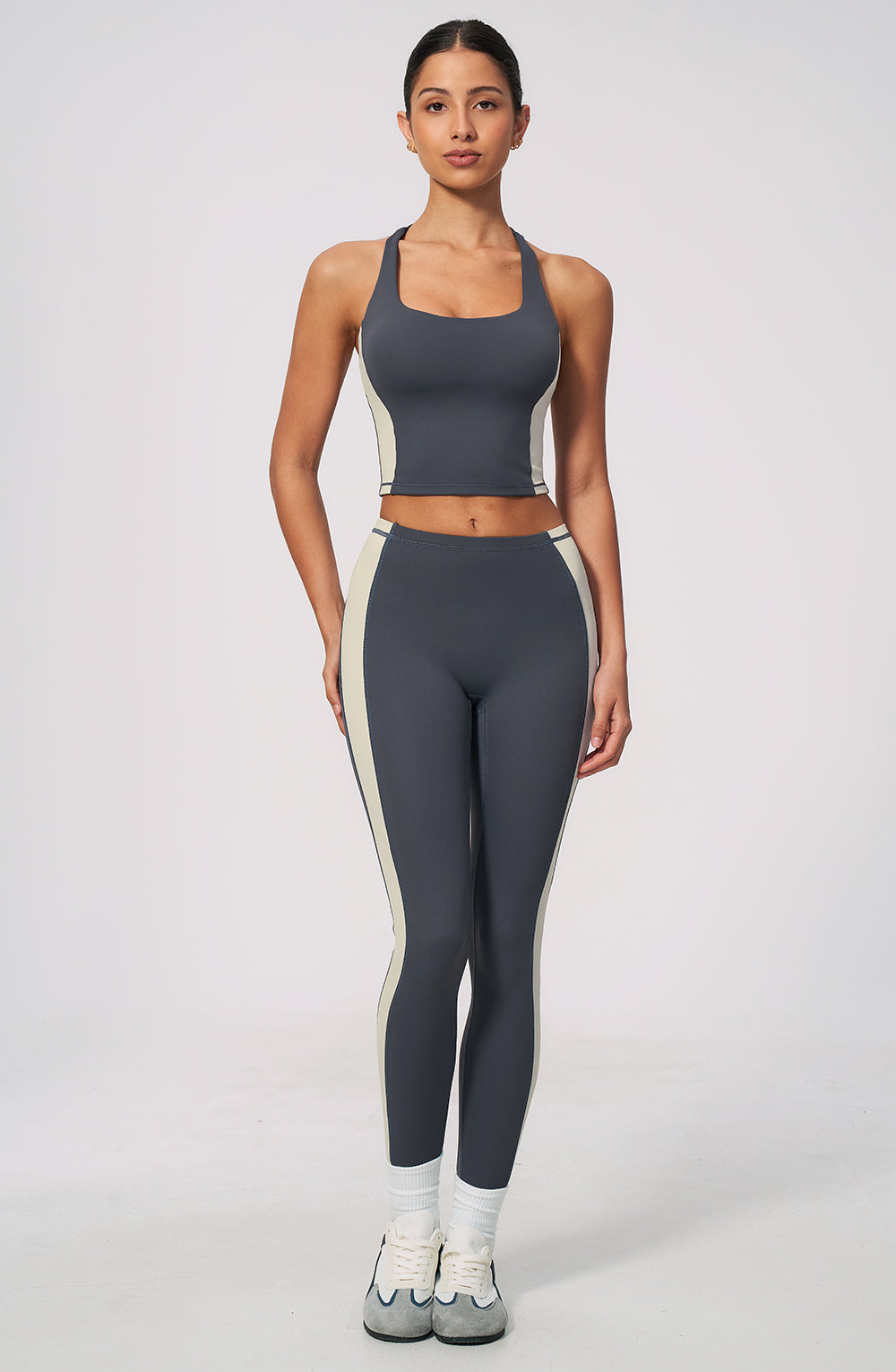 Contrast Block Leggings