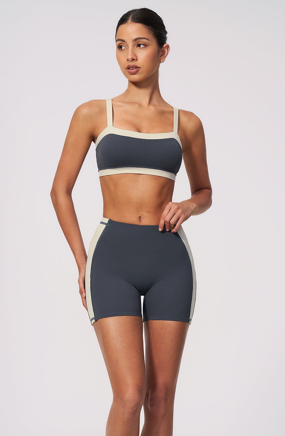 Contrast Block Shorts