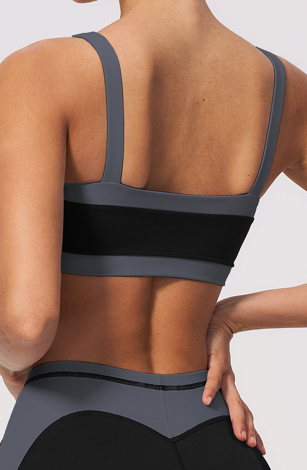 Contrast Block Bra