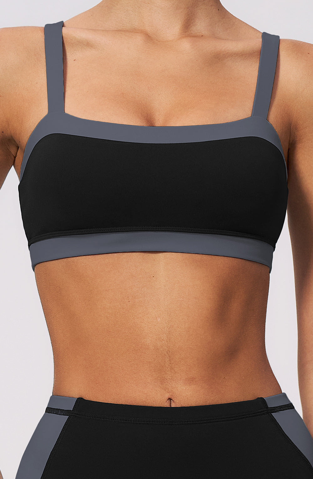 Contrast Block Bra