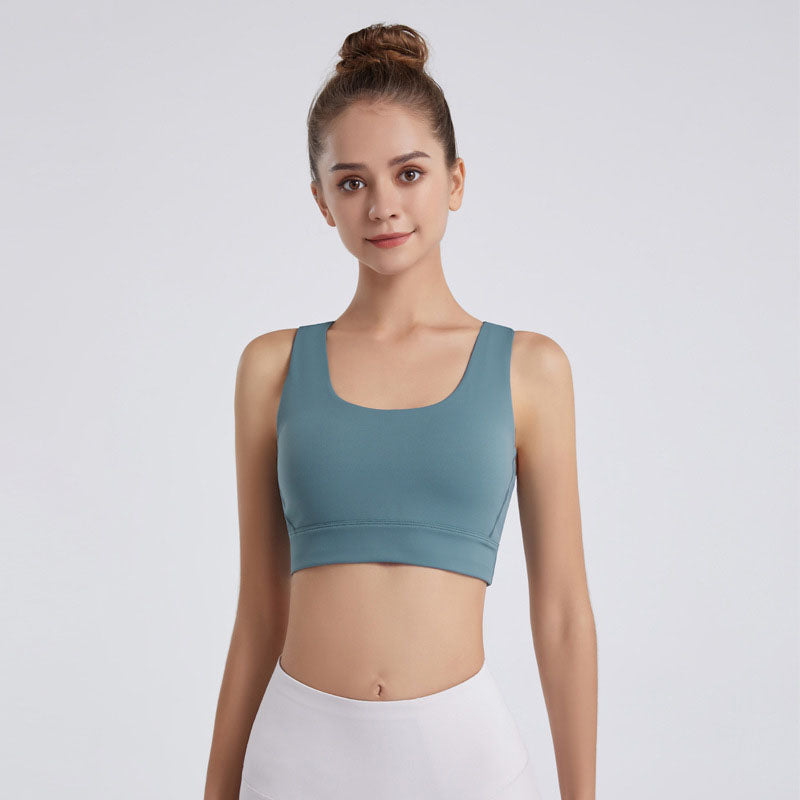 Cross Strappy Back Sports Bra