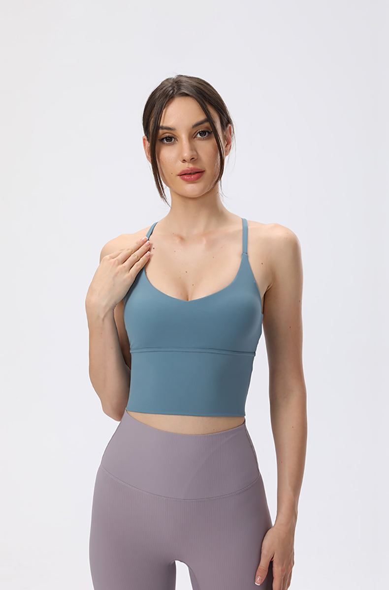 Y Back Longline Sports Bras