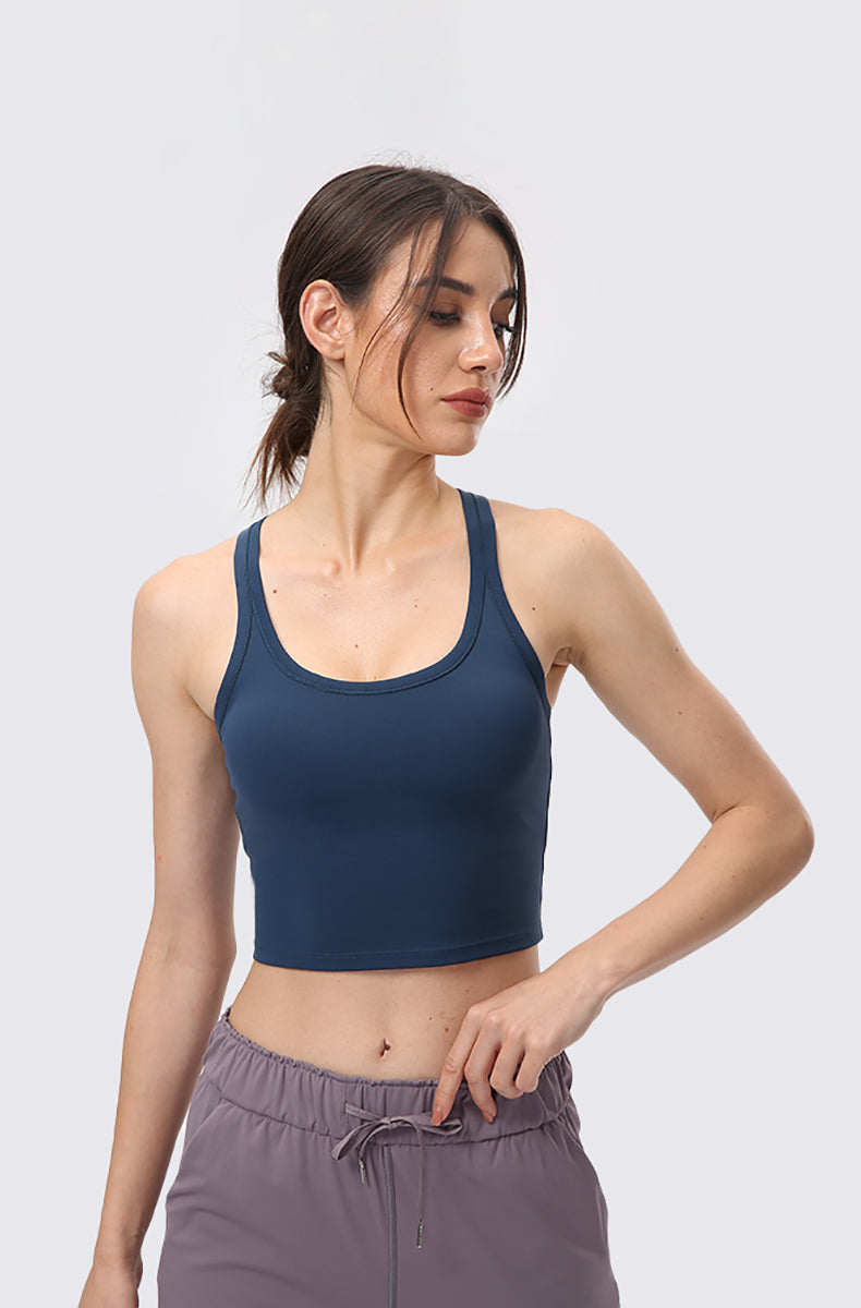 Removable Padded Yoga Tanks