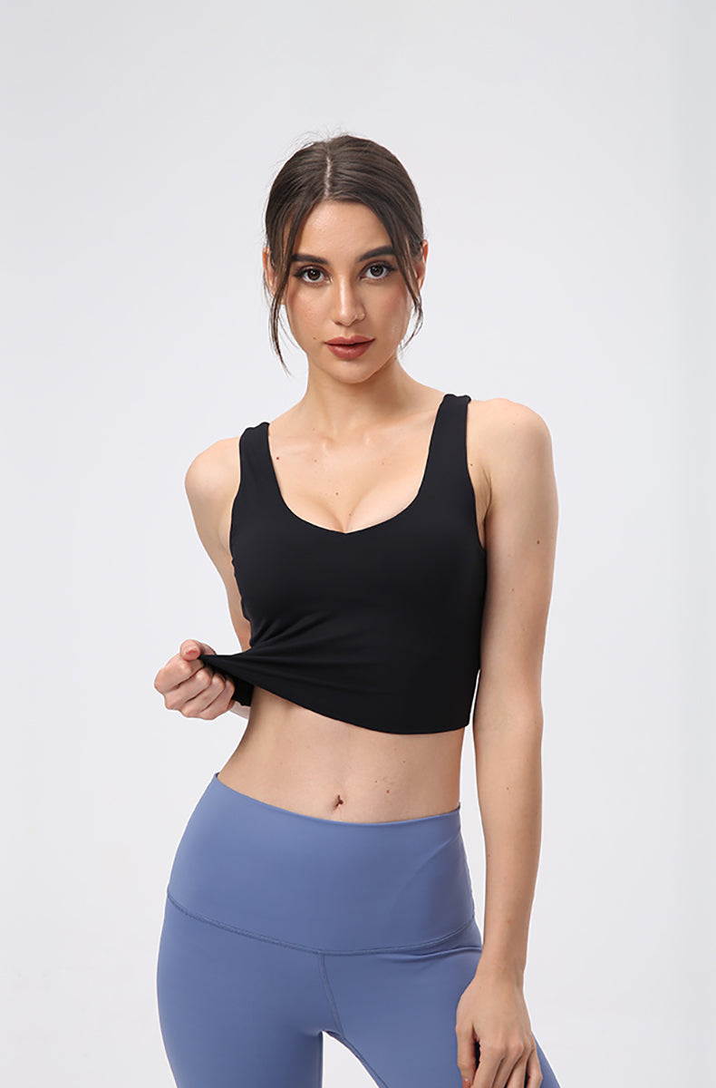 Padded Sports Yoga Tanks