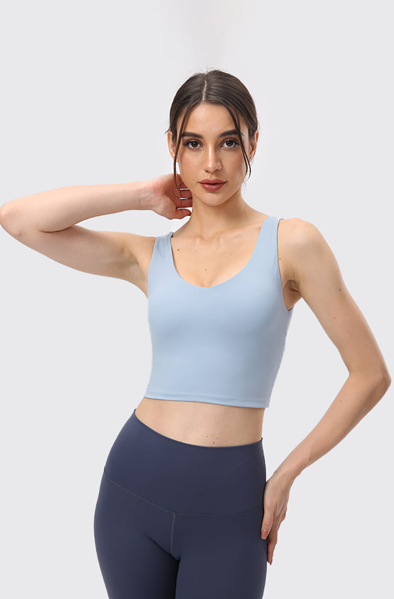 Longline Sports Yoga Tanks