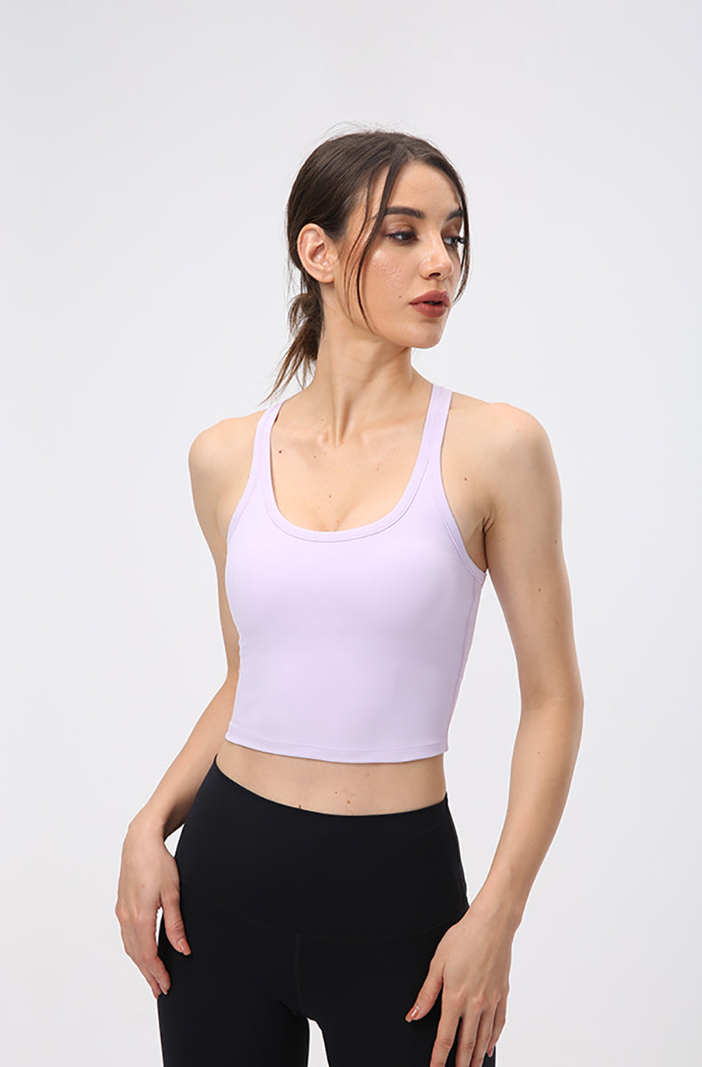 Removable Padded Yoga Tanks