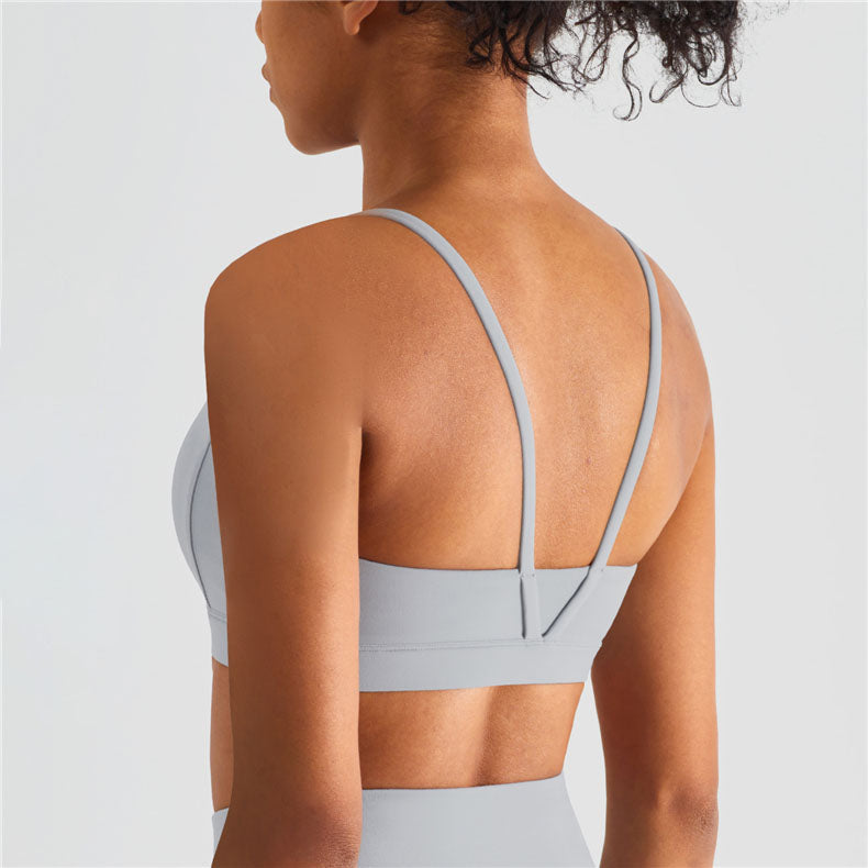 Solid Back Sports Bra