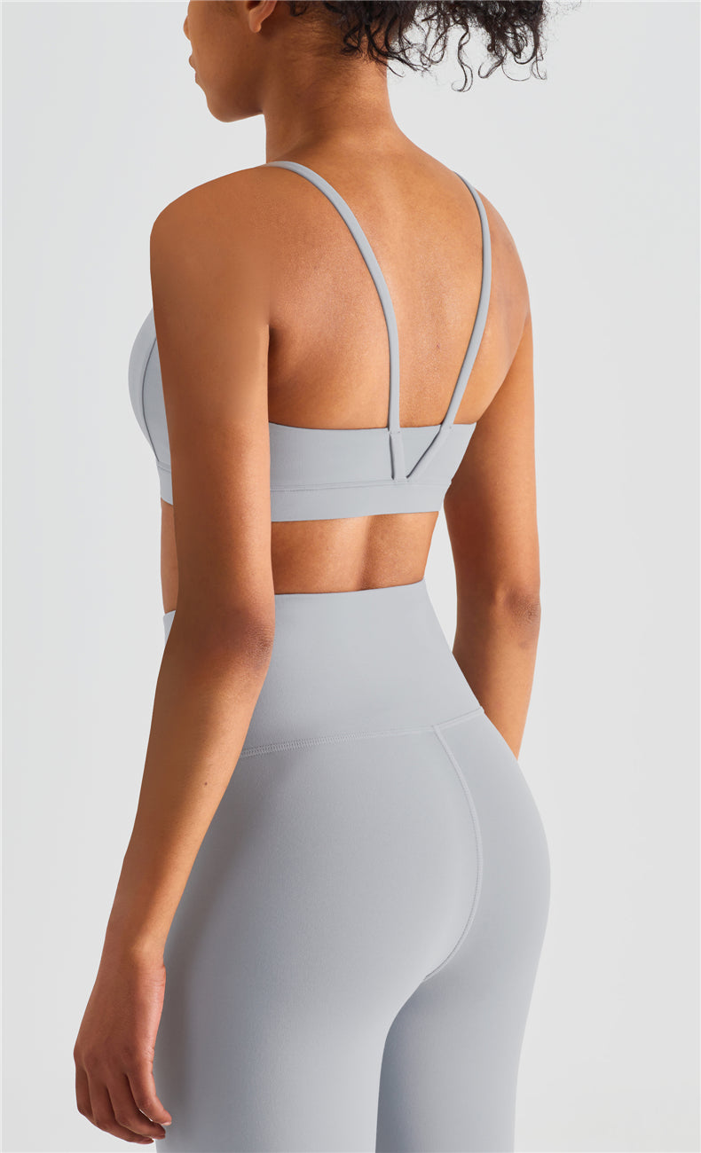 Solid Back Sports Bra