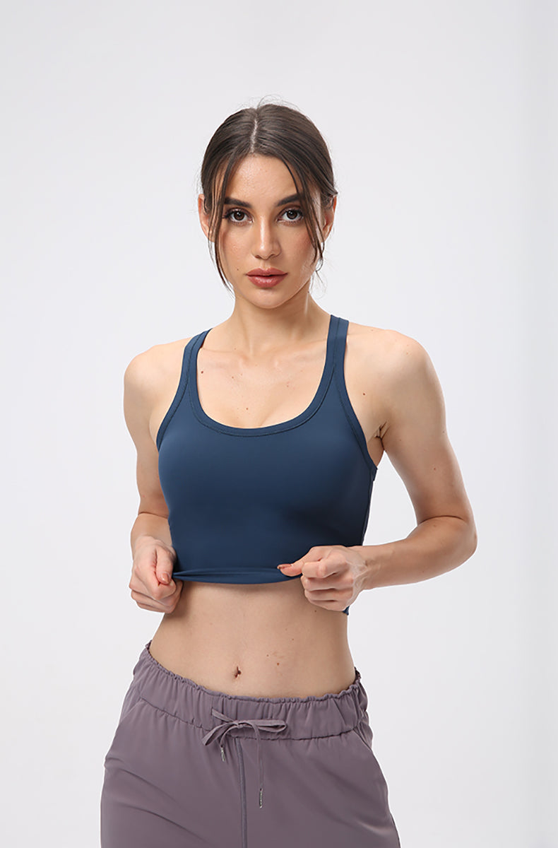 Removable Padded Yoga Tanks