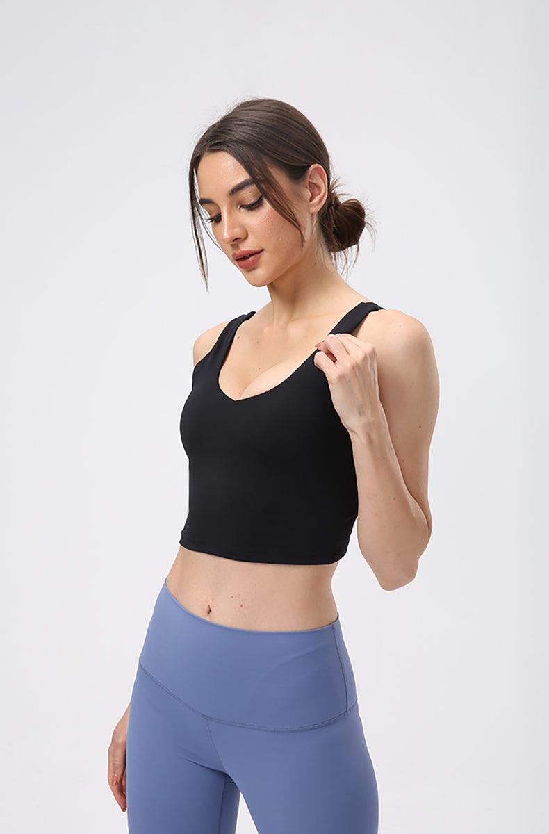 Padded Sports Yoga Tanks