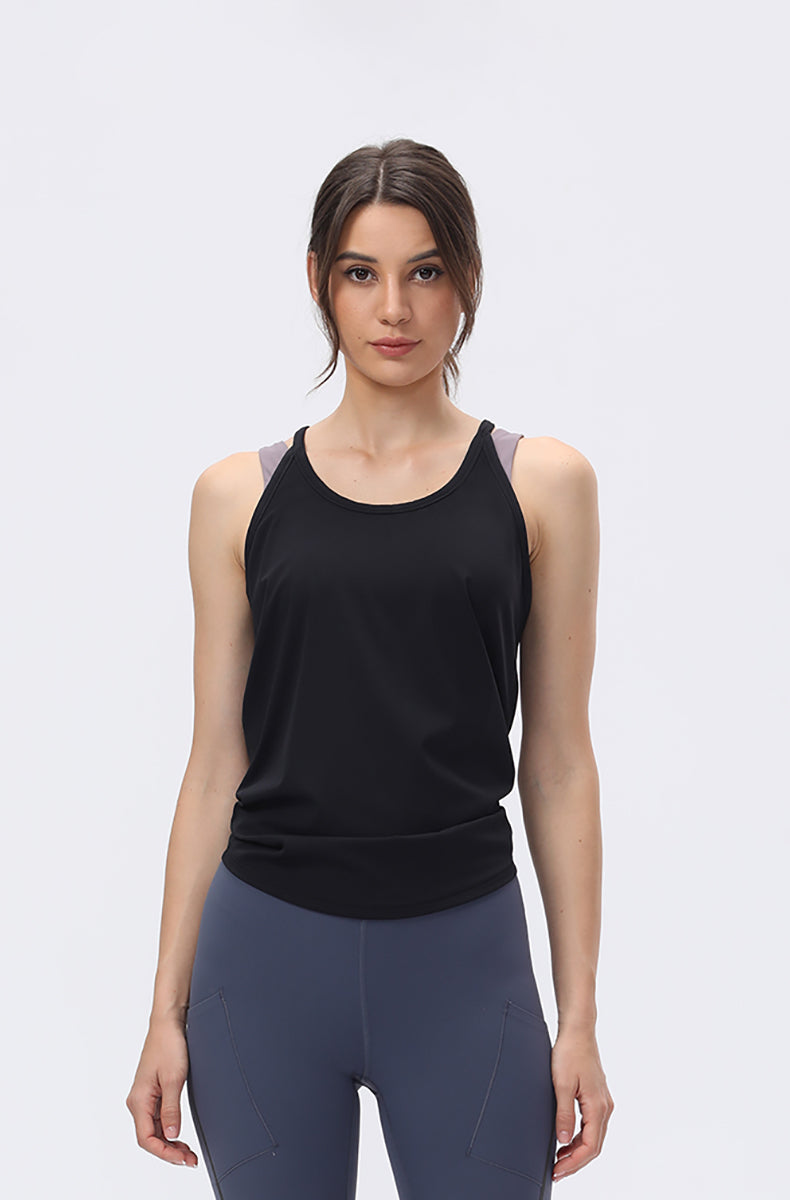 Open Back Sports Tanks