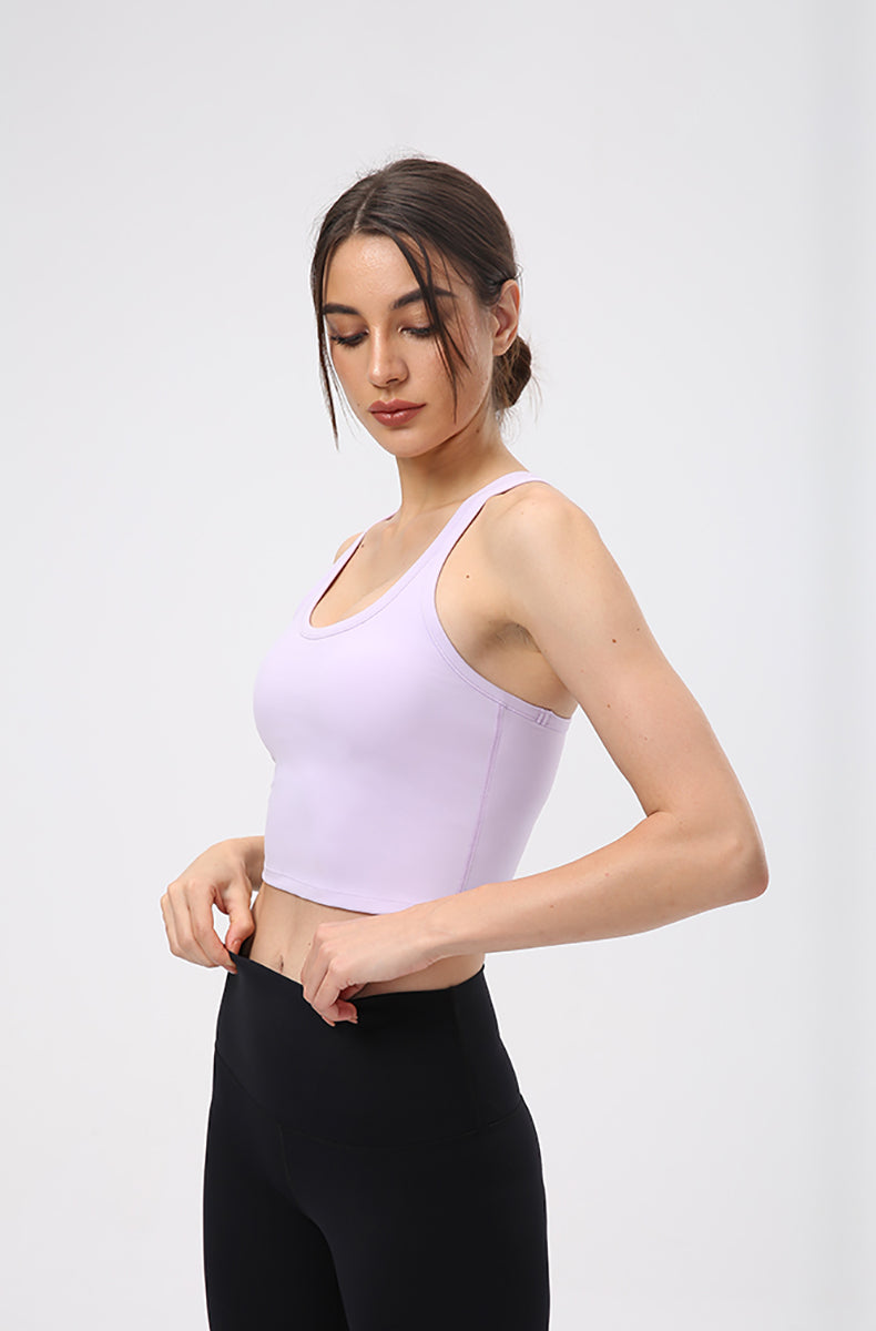 Removable Padded Yoga Tanks