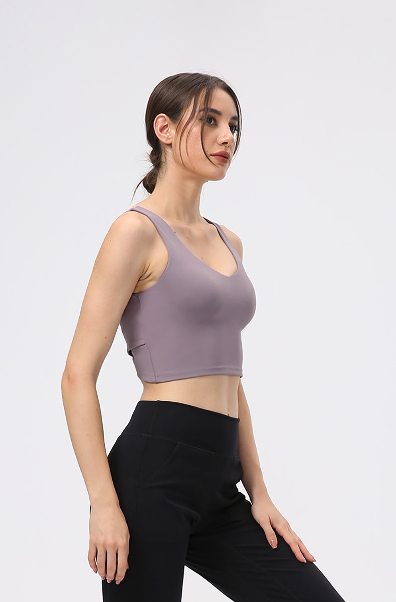 Longline Sports Yoga Tanks