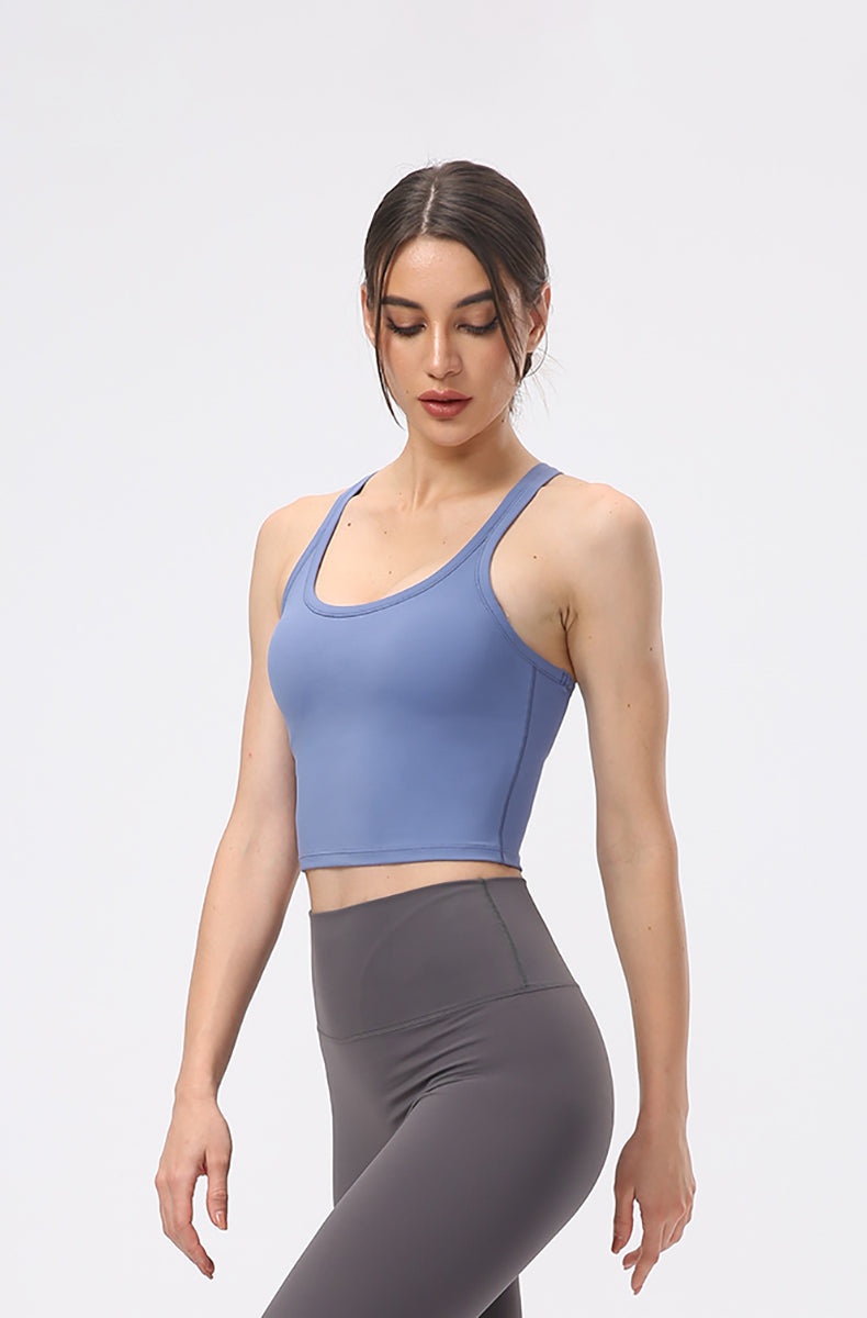 Removable Padded Yoga Tanks