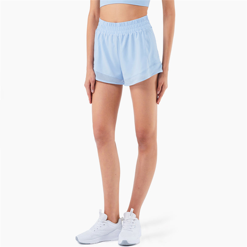 Pockets Mesh Lined Shorts