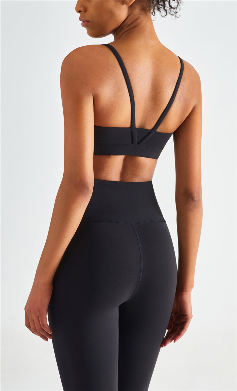 Solid Back Sports Bra