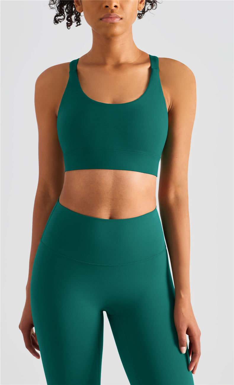 Cross Back Sports Bra