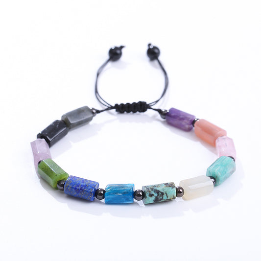 Colored Natural Stone Bracelet