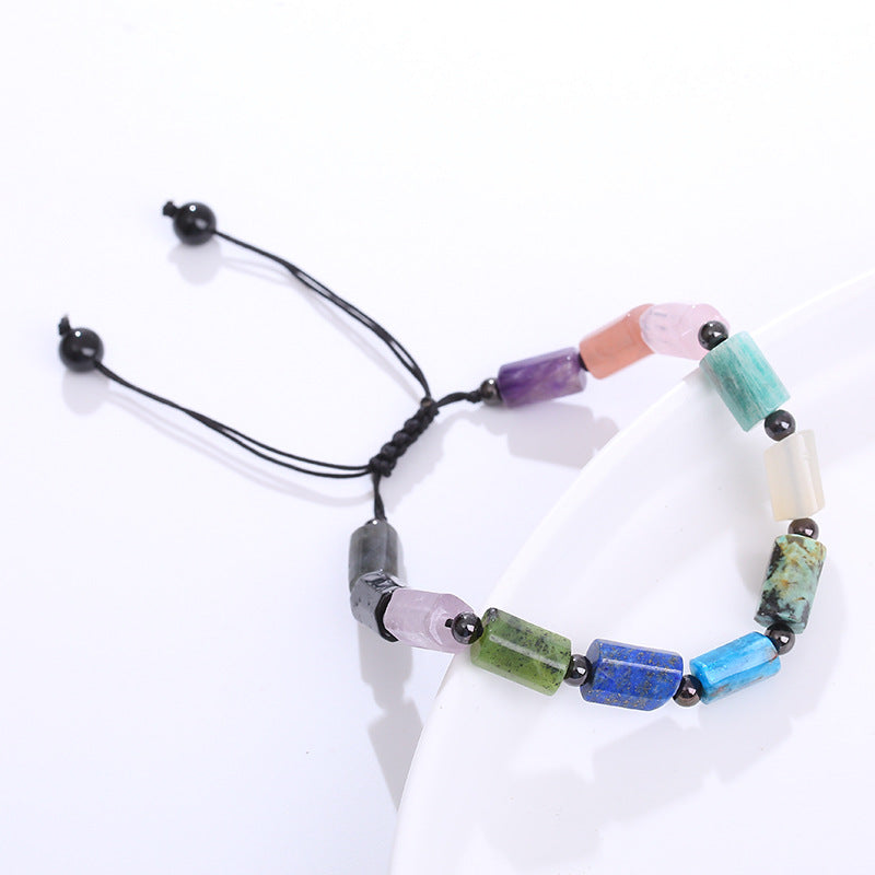 Colored Natural Stone Bracelet