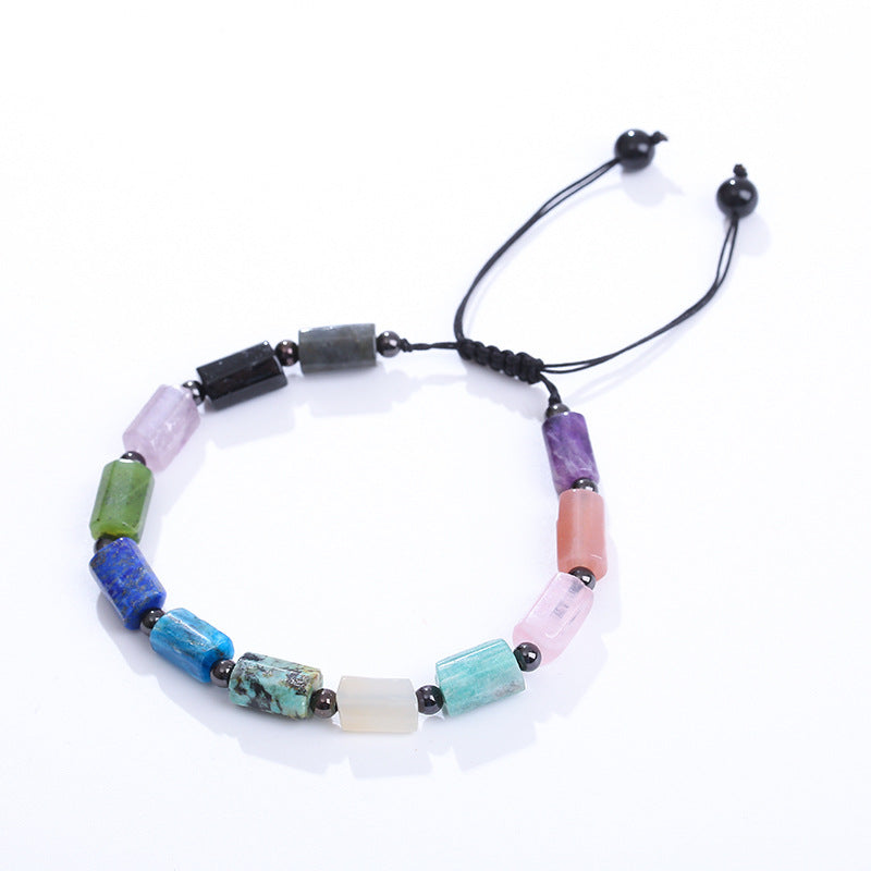 Colored Natural Stone Bracelet