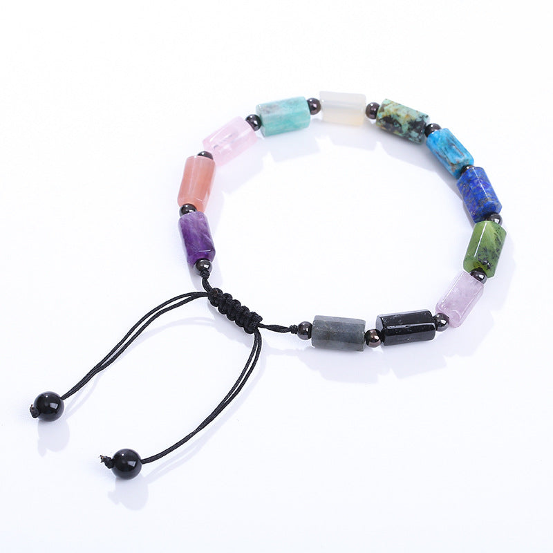 Colored Natural Stone Bracelet