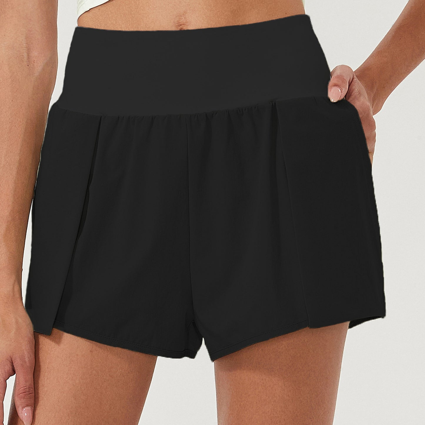 2 in 1 Shorts with Pocket