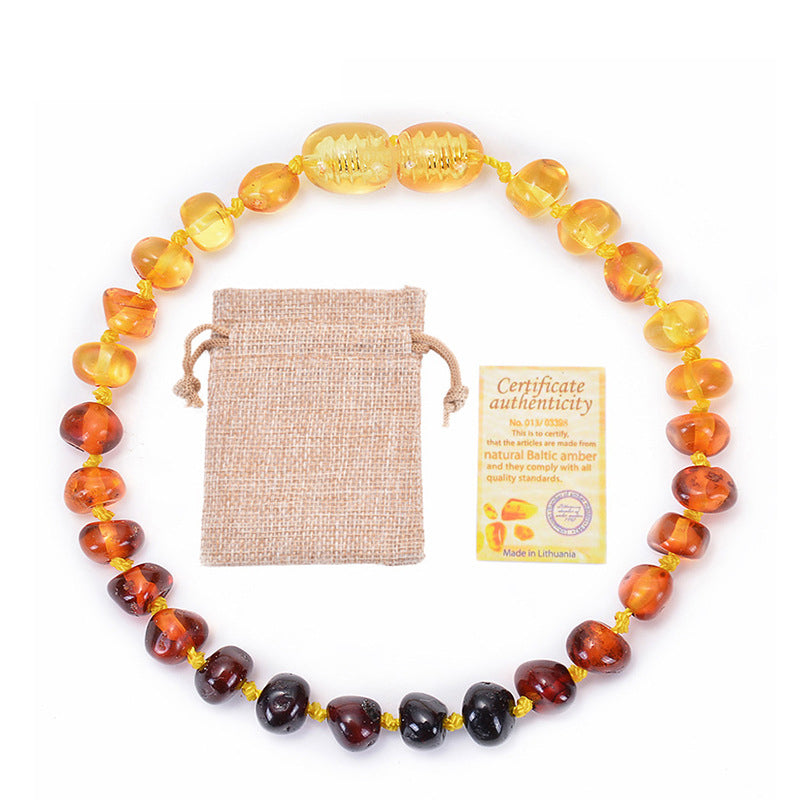 Baltic Amber Bracelet-Rainbow